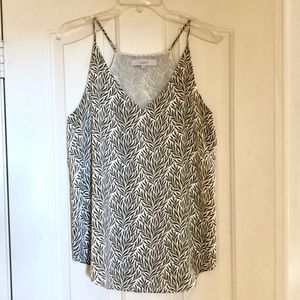 NWOT Loft Leaf Design Camisole